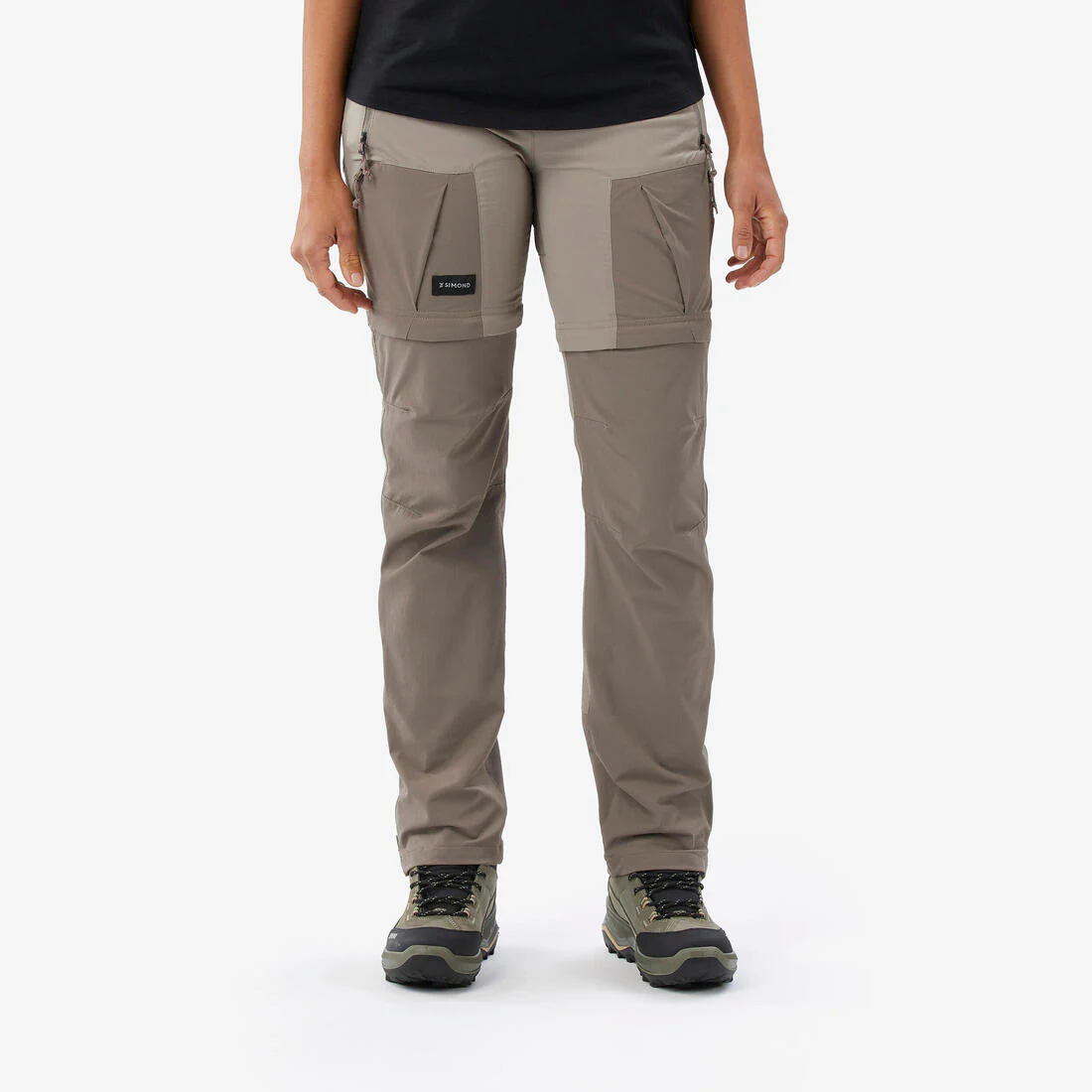 PANTALÓN TRANSFORMABLE 2 EN 1 DE SENDERISMO MT500 MUJER - Image 2