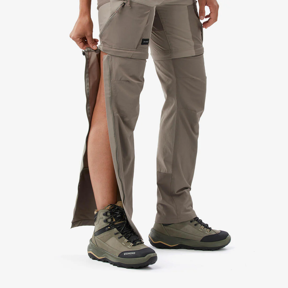 PANTALÓN TRANSFORMABLE 2 EN 1 DE SENDERISMO MT500 MUJER - Image 6
