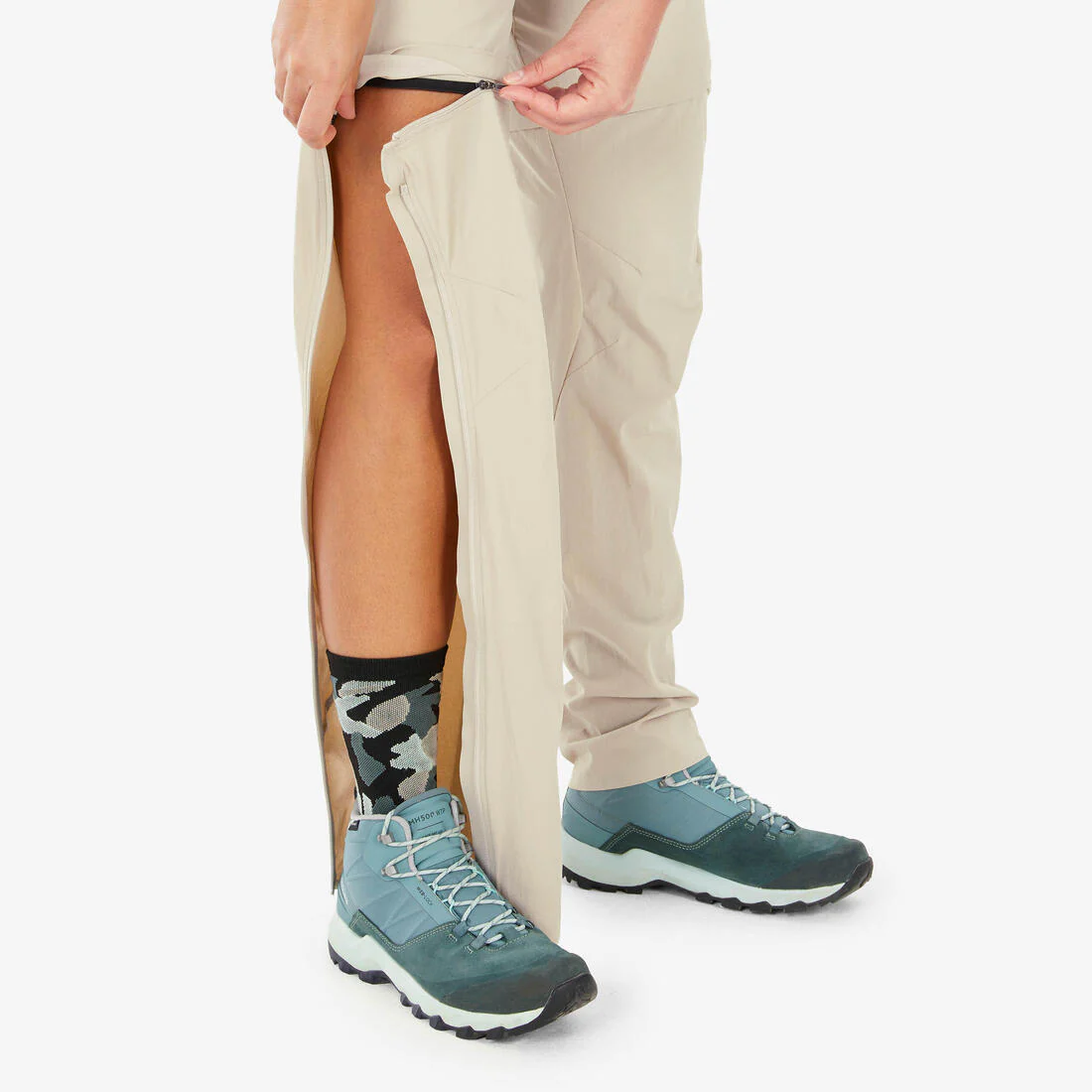 PANTALÓN TRANSFORMABLE DE SENDERISMO MH500 MUJER - Image 12