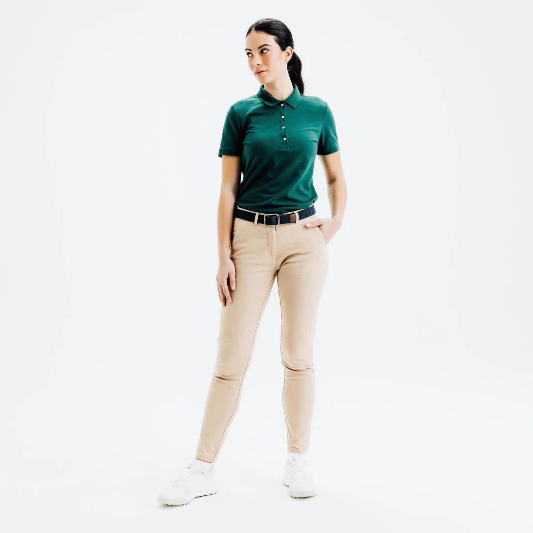 PANTALONES DE GOLF ALGODÓN MUJER MW500 - Image 3