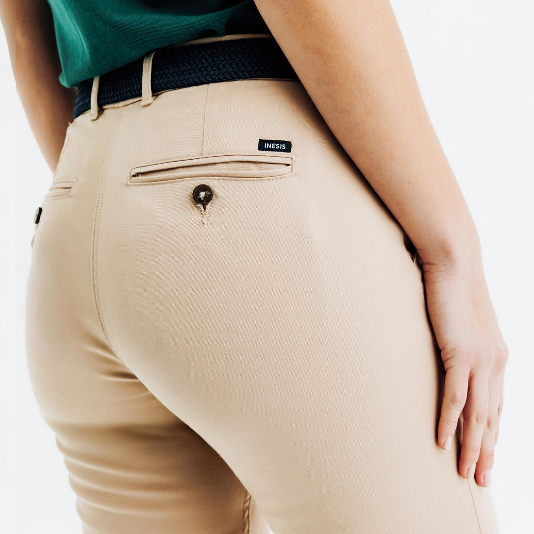 PANTALONES DE GOLF ALGODÓN MUJER MW500 - Image 9