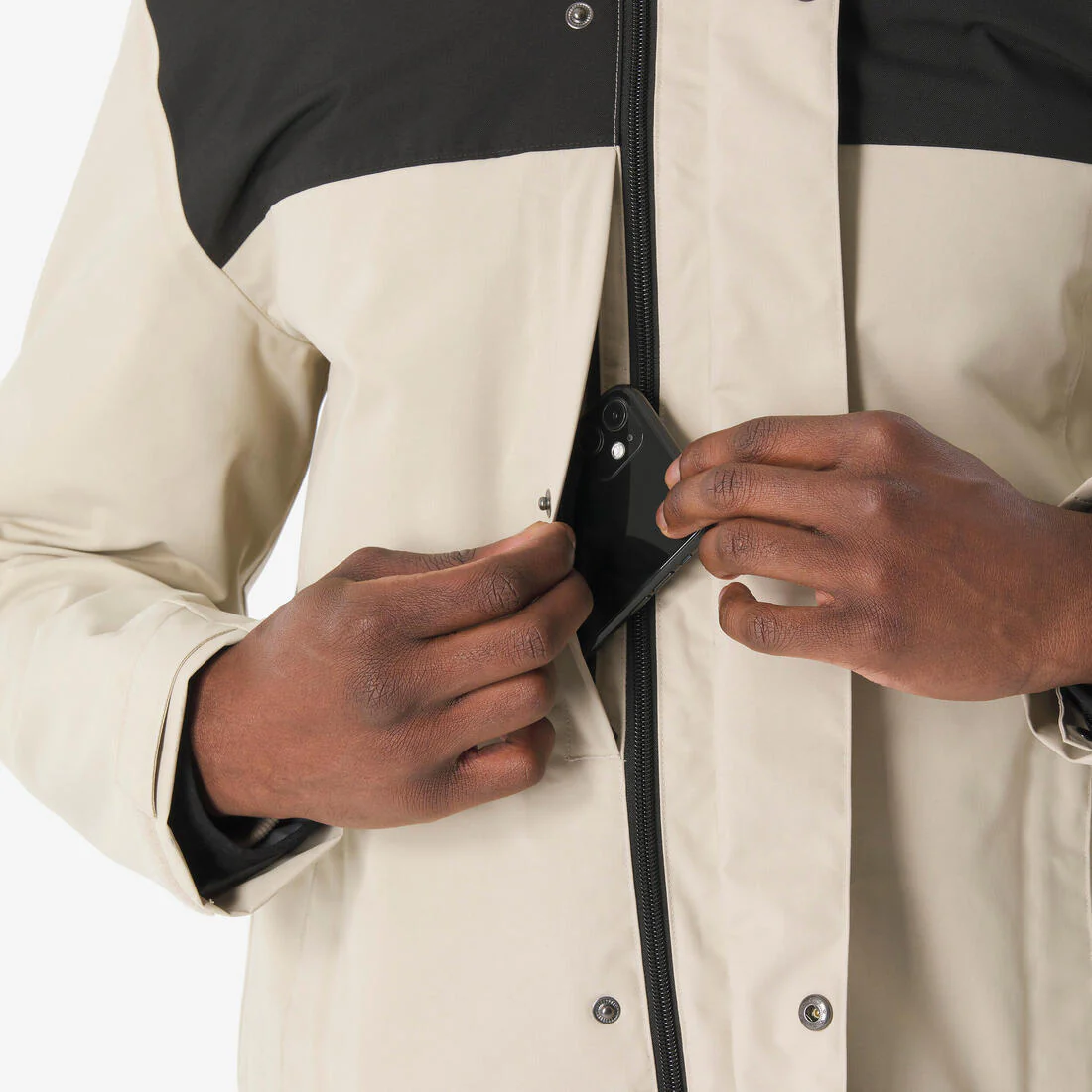 PARKA IMPERMEABLE 3 EN 1 DE SENDERISMO 0 °C HOMBRE NH100 - Image 16