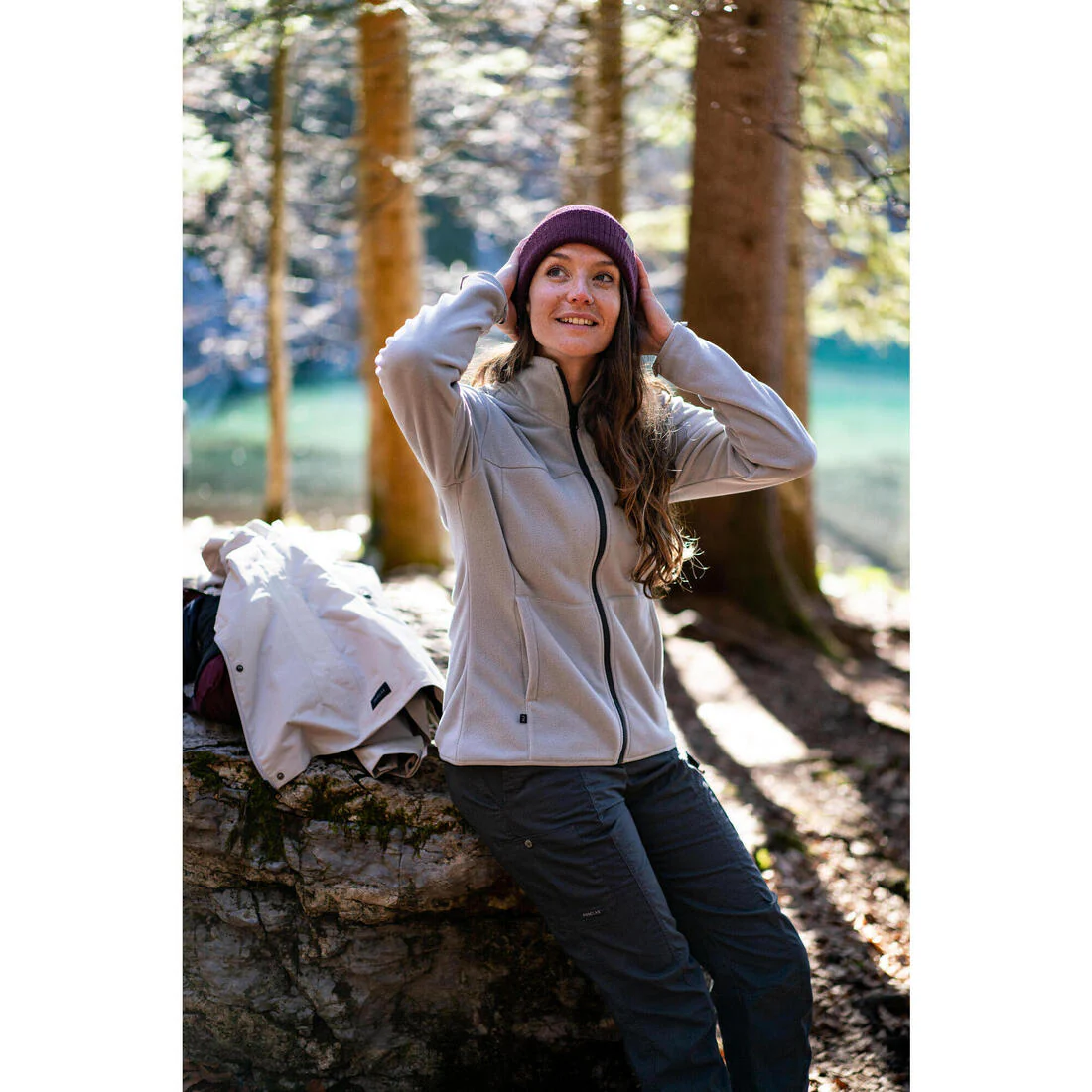 PARKA IMPERMEABLE 3 EN 1 DE SENDERISMO 0 °C MUJER NH100 - Image 17