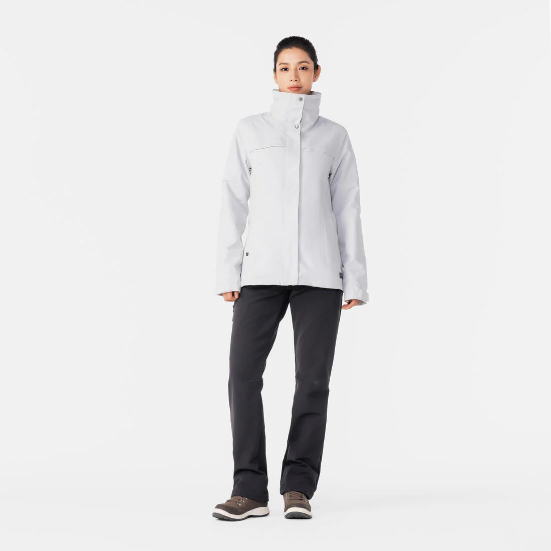 PARKA IMPERMEABLE 3 EN 1 DE SENDERISMO 0 °C MUJER NH100 - Image 3