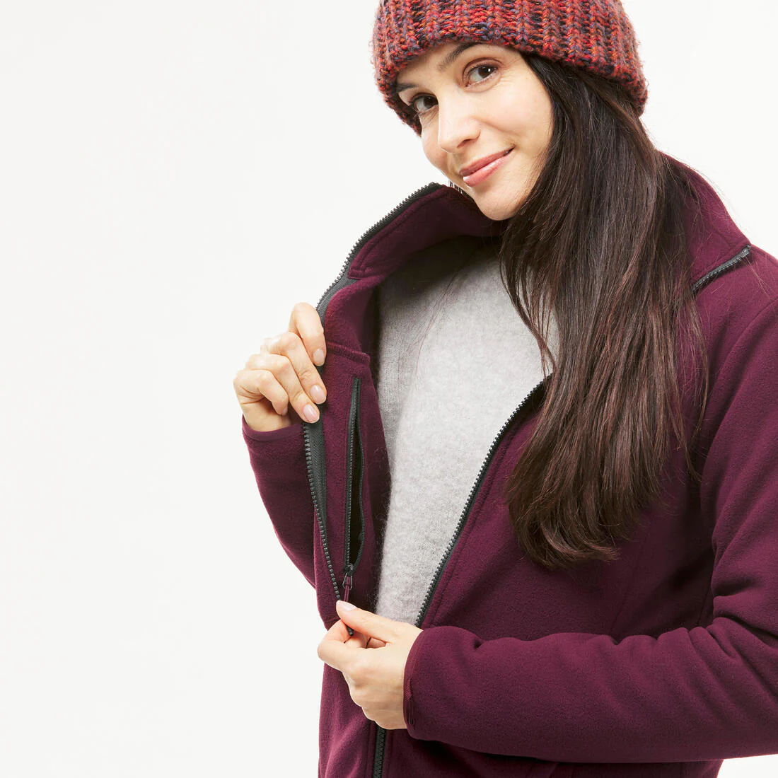 PARKA IMPERMEABLE 3 EN 1 DE SENDERISMO 0 °C MUJER NH100 - Image 9