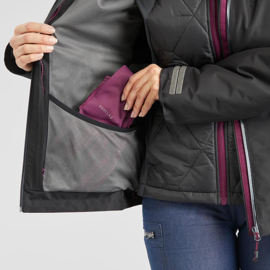 PARKA IMPERMEABLE 3 EN 1 DE SENDERISMO MUJER SH500 -10 °C - Image 27