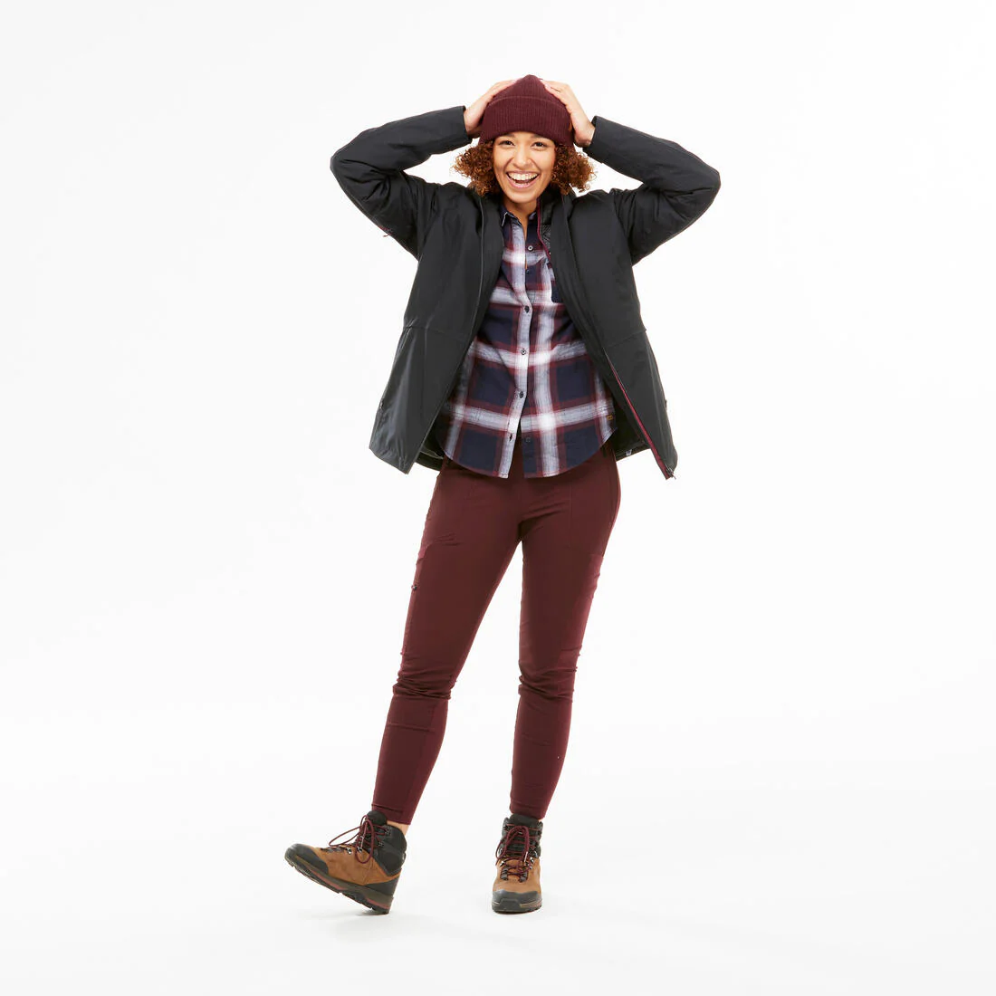 PARKA IMPERMEABLE 3 EN 1 DE SENDERISMO MUJER SH500 -10 °C - Image 3