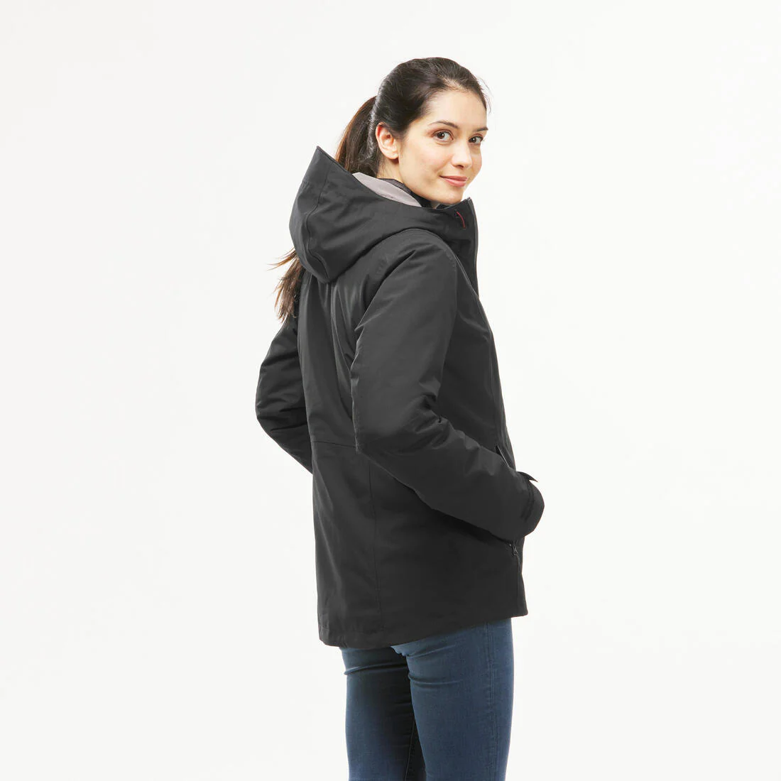 PARKA IMPERMEABLE 3 EN 1 DE SENDERISMO MUJER SH500 -10 °C - Image 5