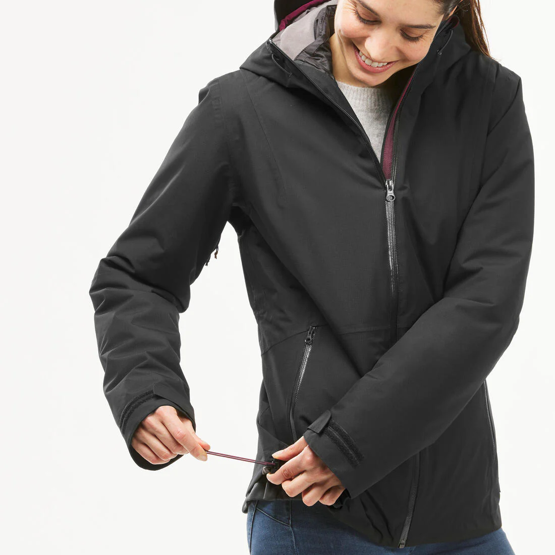 PARKA IMPERMEABLE 3 EN 1 DE SENDERISMO MUJER SH500 -10 °C - Image 8