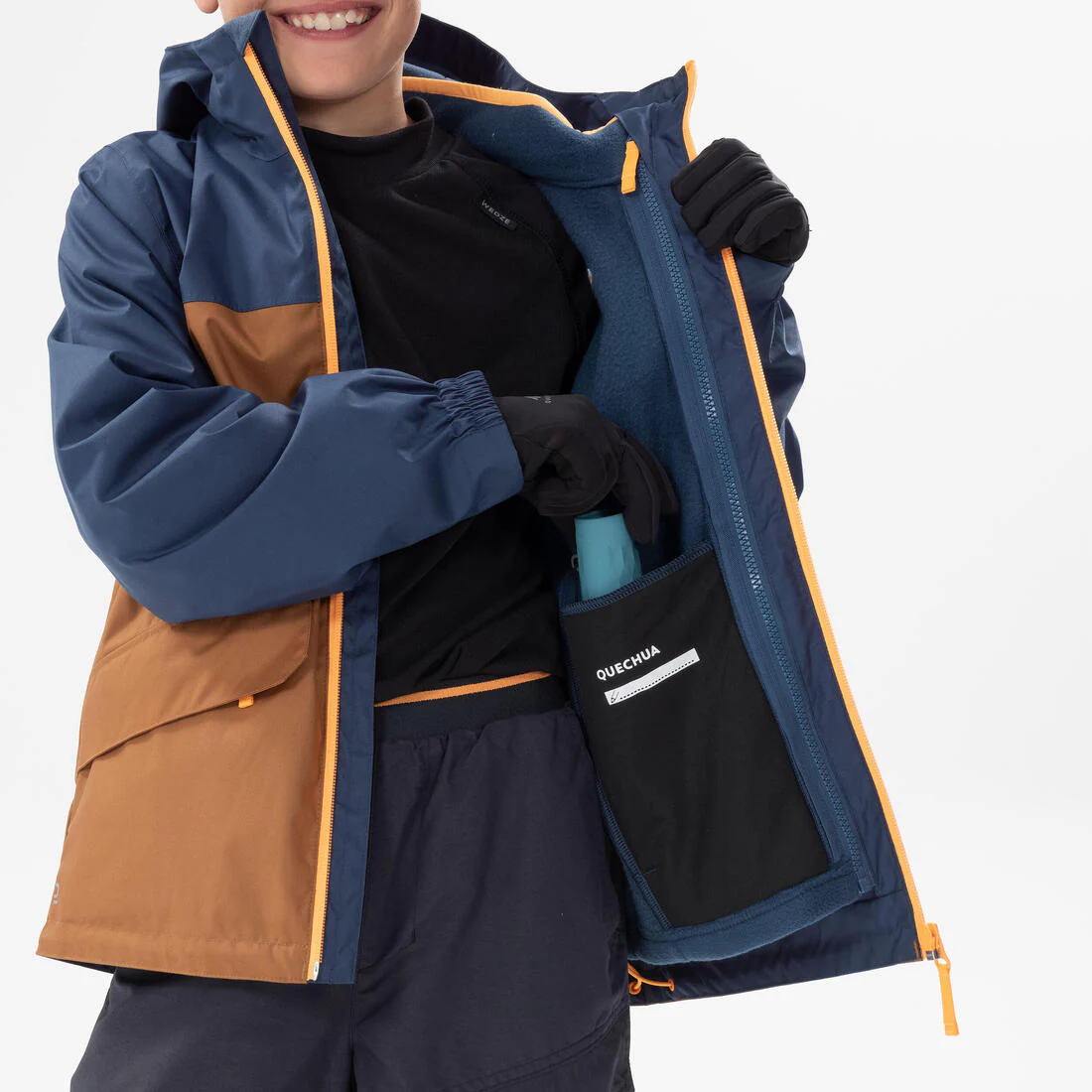PARKA IMPERMEABLE 3 EN 1 DE SENDERISMO NIÑOS NH100 - Image 11