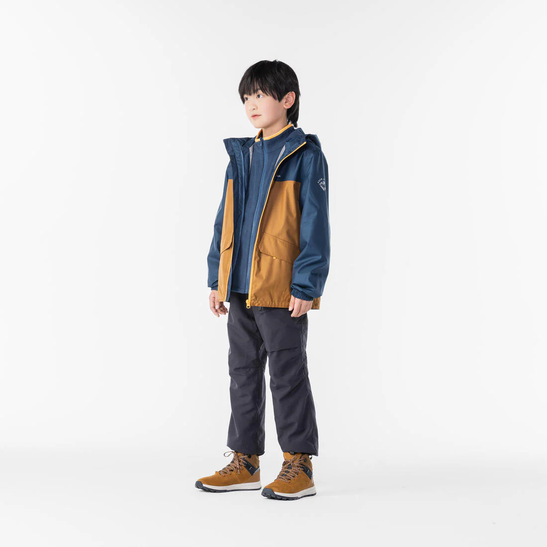 PARKA IMPERMEABLE 3 EN 1 DE SENDERISMO NIÑOS NH100 - Image 15