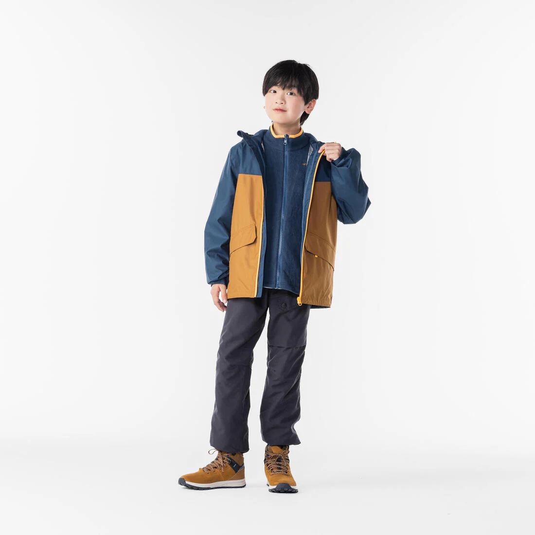 PARKA IMPERMEABLE 3 EN 1 DE SENDERISMO NIÑOS NH100 - Image 18