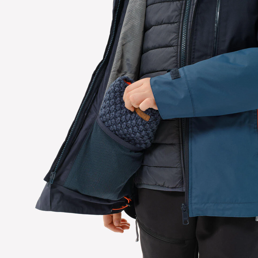PARKA IMPERMEABLE 3 EN 1 NIÑOS MH500 - Image 12