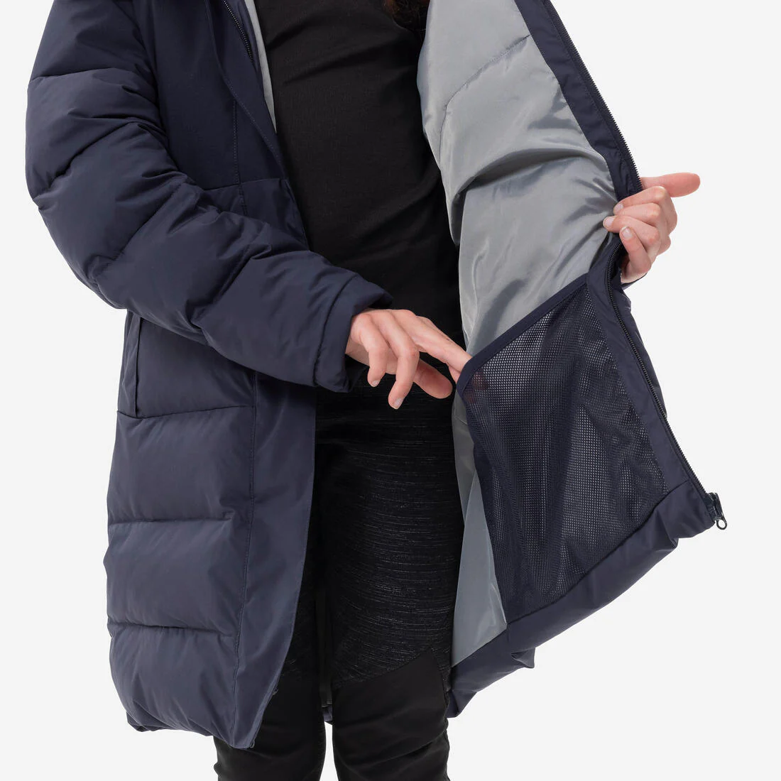 PARKA ACOLCHADA CÁLIDA IMPERMEABLE SENDERISMO SH500 -8 °C NIÑOS 7-15 AÑOS - Image 6