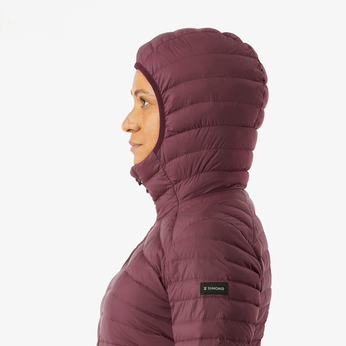 PARKA ACOLCHADA CON GORRO SENDERISMO MUJER MT100 -5 °C - Image 5