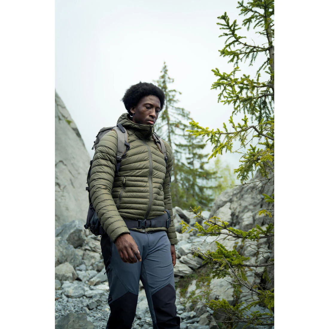 Chaqueta acolchada de senderismo -5 °C hombre, MT100 - Image 18