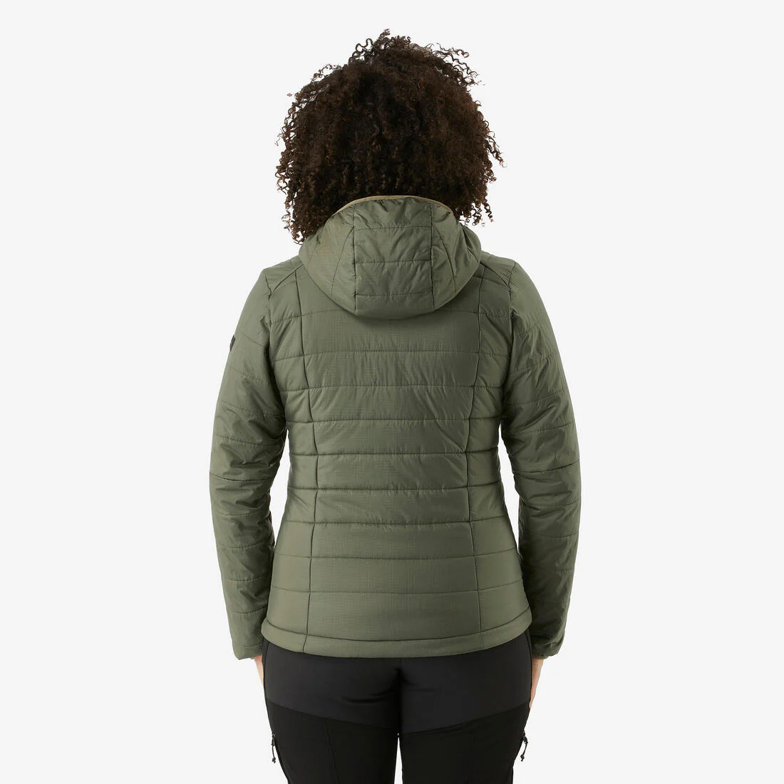 PARKA ACOLCHADA SINTÉTICA CON GORRO SENDERISMO MUJER MT100 - Image 13
