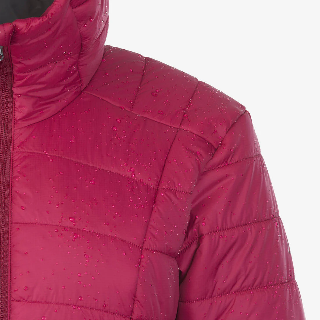 PARKA ACOLCHADA SINTÉTICA CON GORRO SENDERISMO MUJER MT100 - Image 14