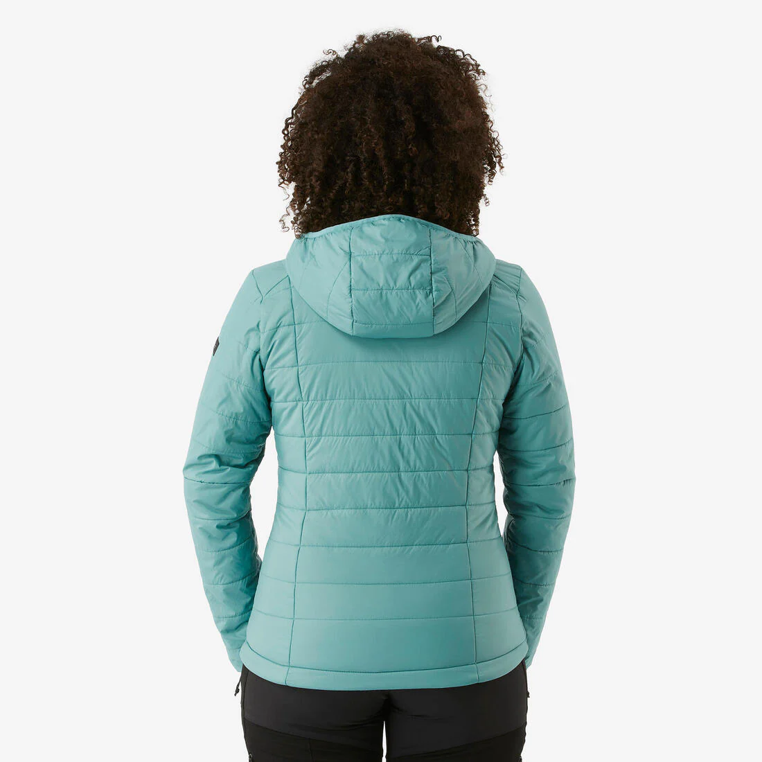 PARKA ACOLCHADA SINTÉTICA CON GORRO SENDERISMO MUJER MT100 - Image 16