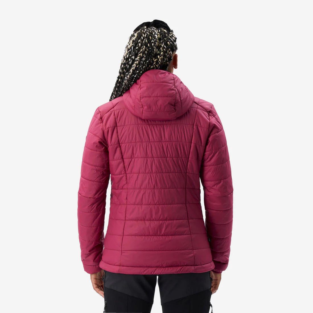 PARKA ACOLCHADA SINTÉTICA CON GORRO SENDERISMO MUJER MT100 - Image 19