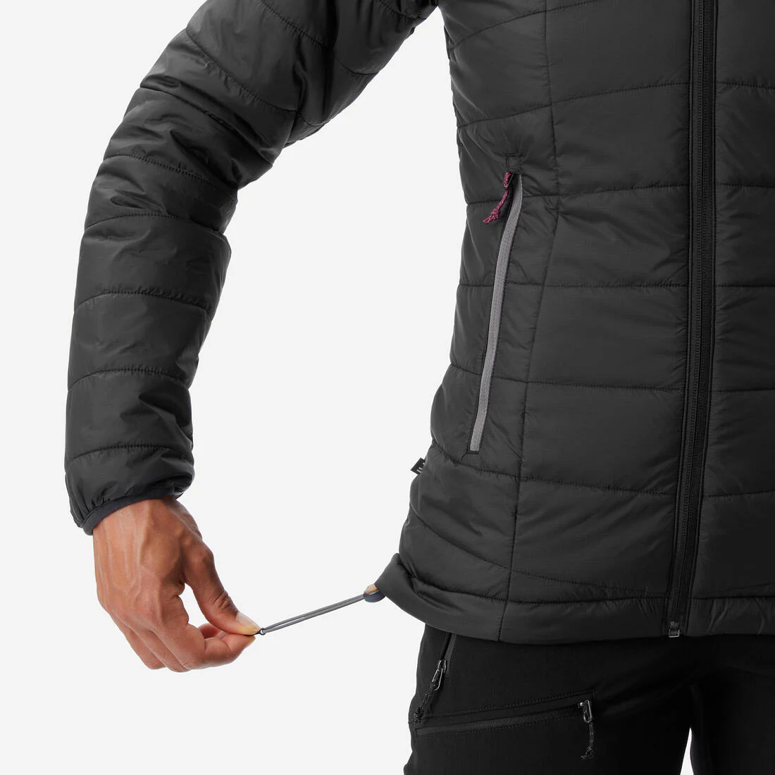 PARKA ACOLCHADA SINTÉTICA CON GORRO SENDERISMO MUJER MT100 - Image 22