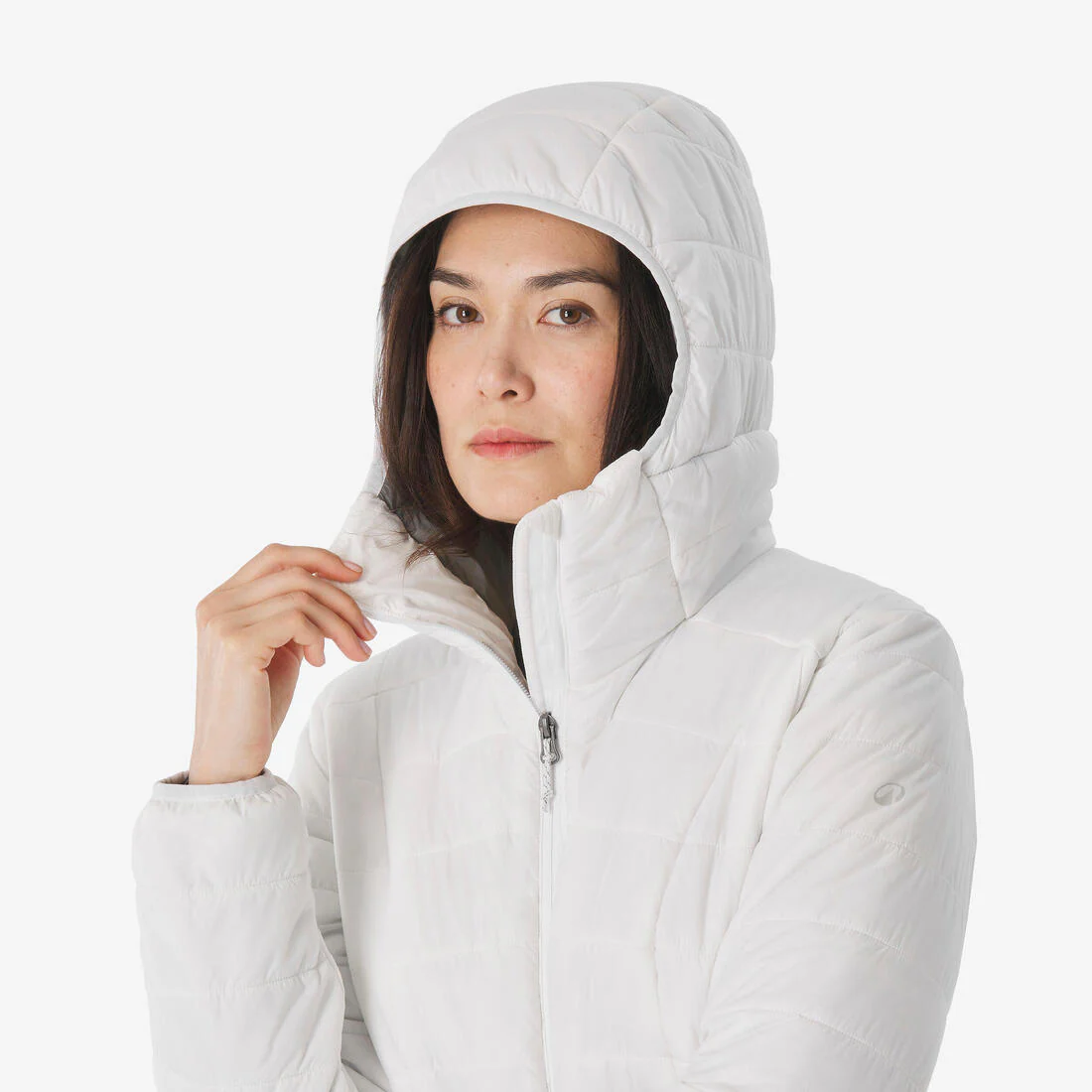 PARKA ACOLCHADA SINTÉTICA CON GORRO SENDERISMO MUJER MT100 - Image 24