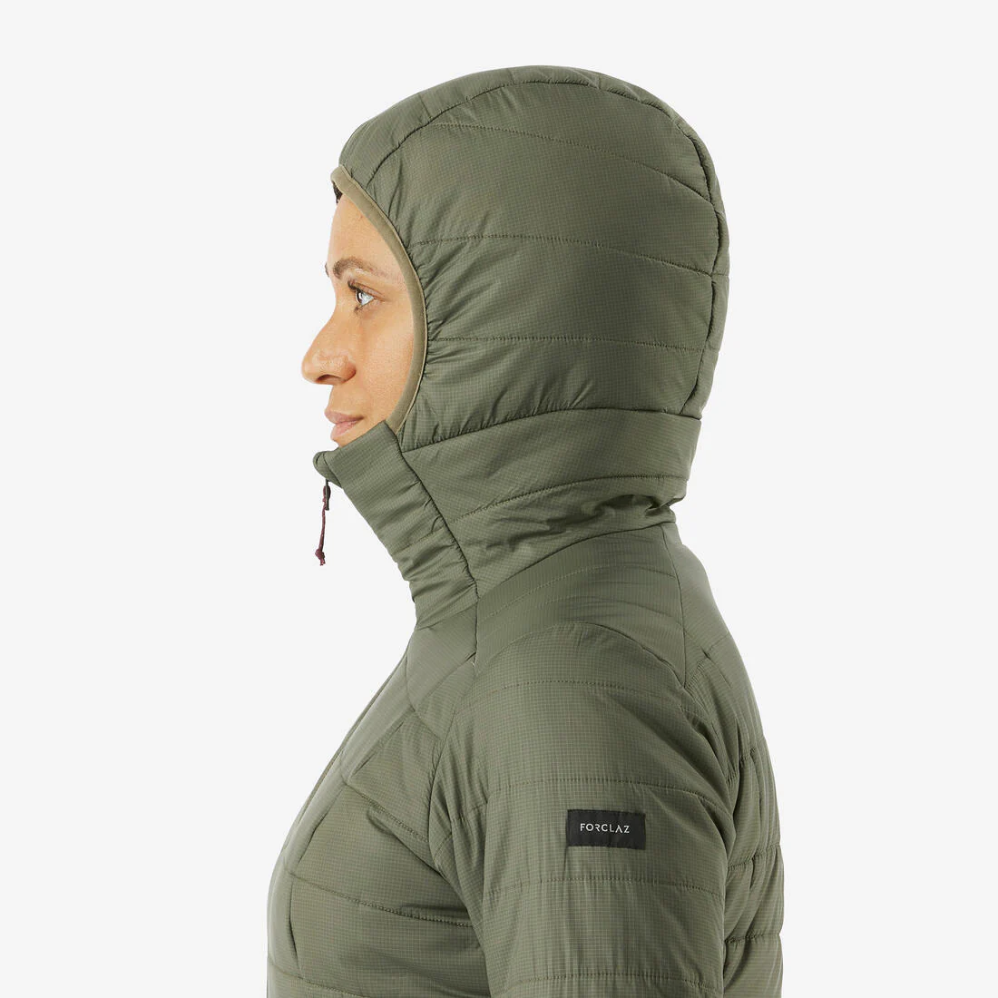 PARKA ACOLCHADA SINTÉTICA CON GORRO SENDERISMO MUJER MT100 - Image 7