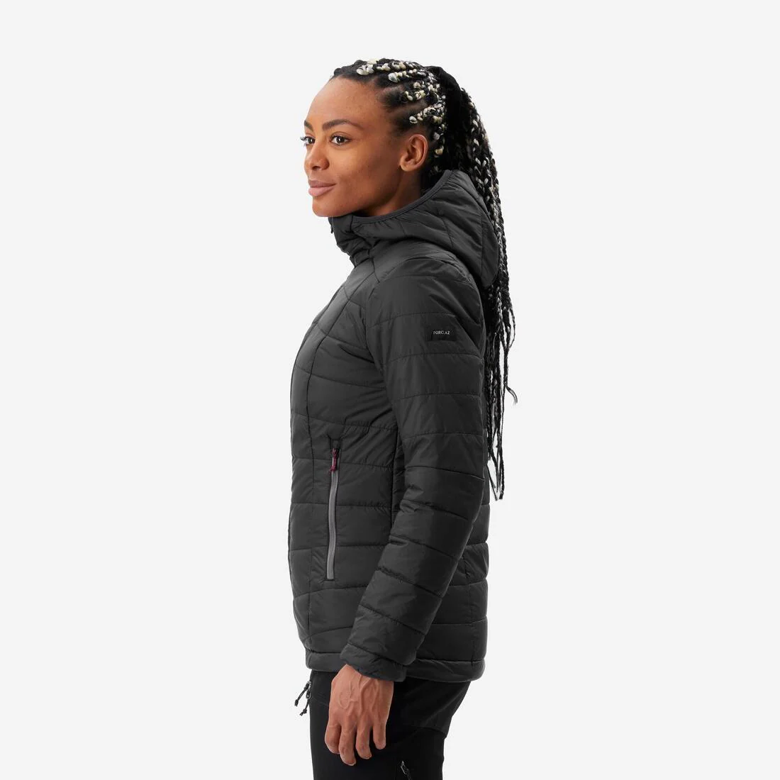 PARKA ACOLCHADA SINTÉTICA CON GORRO SENDERISMO MUJER MT100 - Image 8