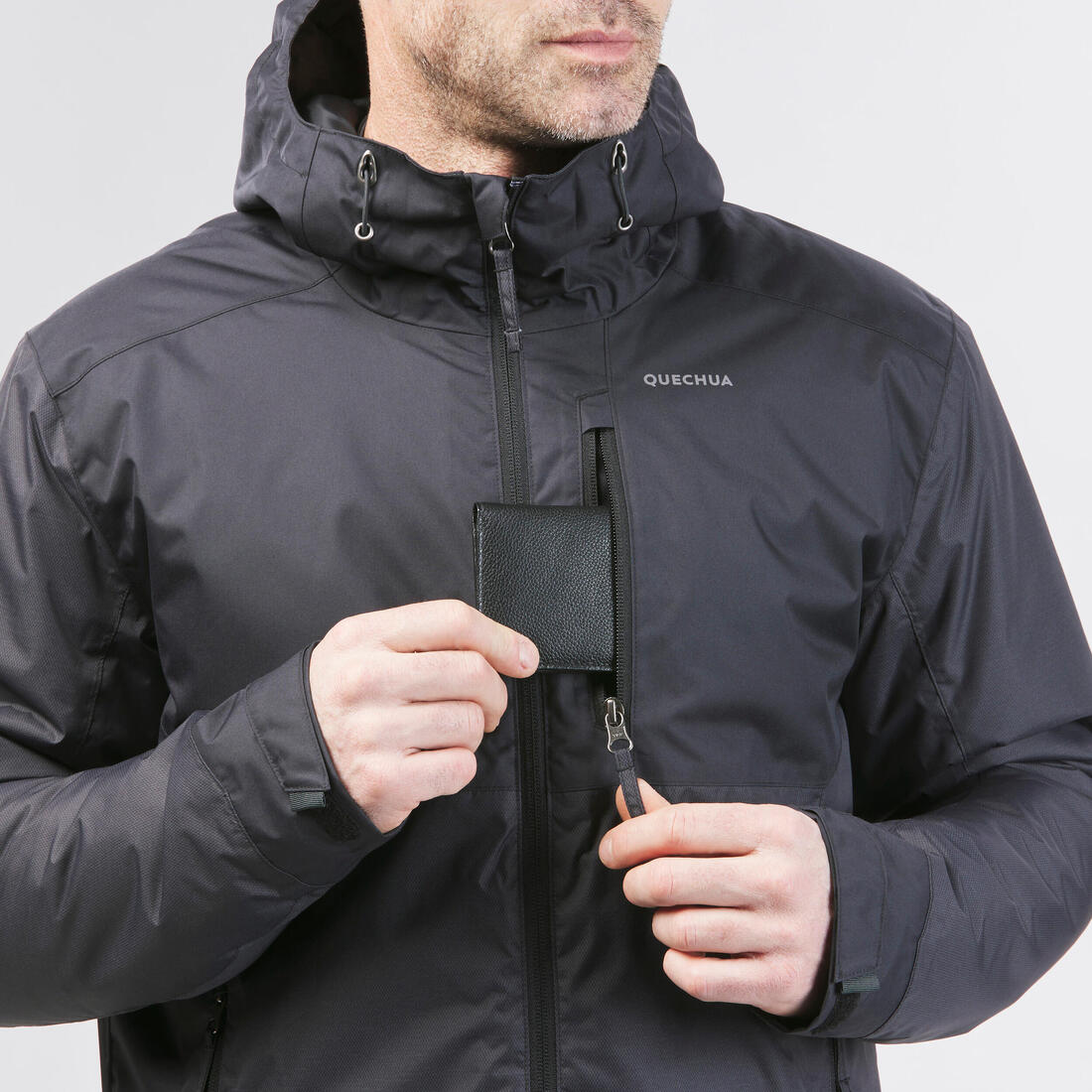 CHAQUETA IMPERMEABLE DE SENDERISMO HOMBRE -10 °C NH500 - Image 14