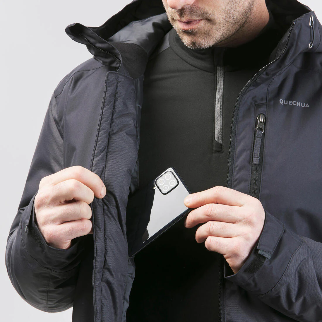 CHAQUETA IMPERMEABLE DE SENDERISMO HOMBRE -10 °C NH500 - Image 9