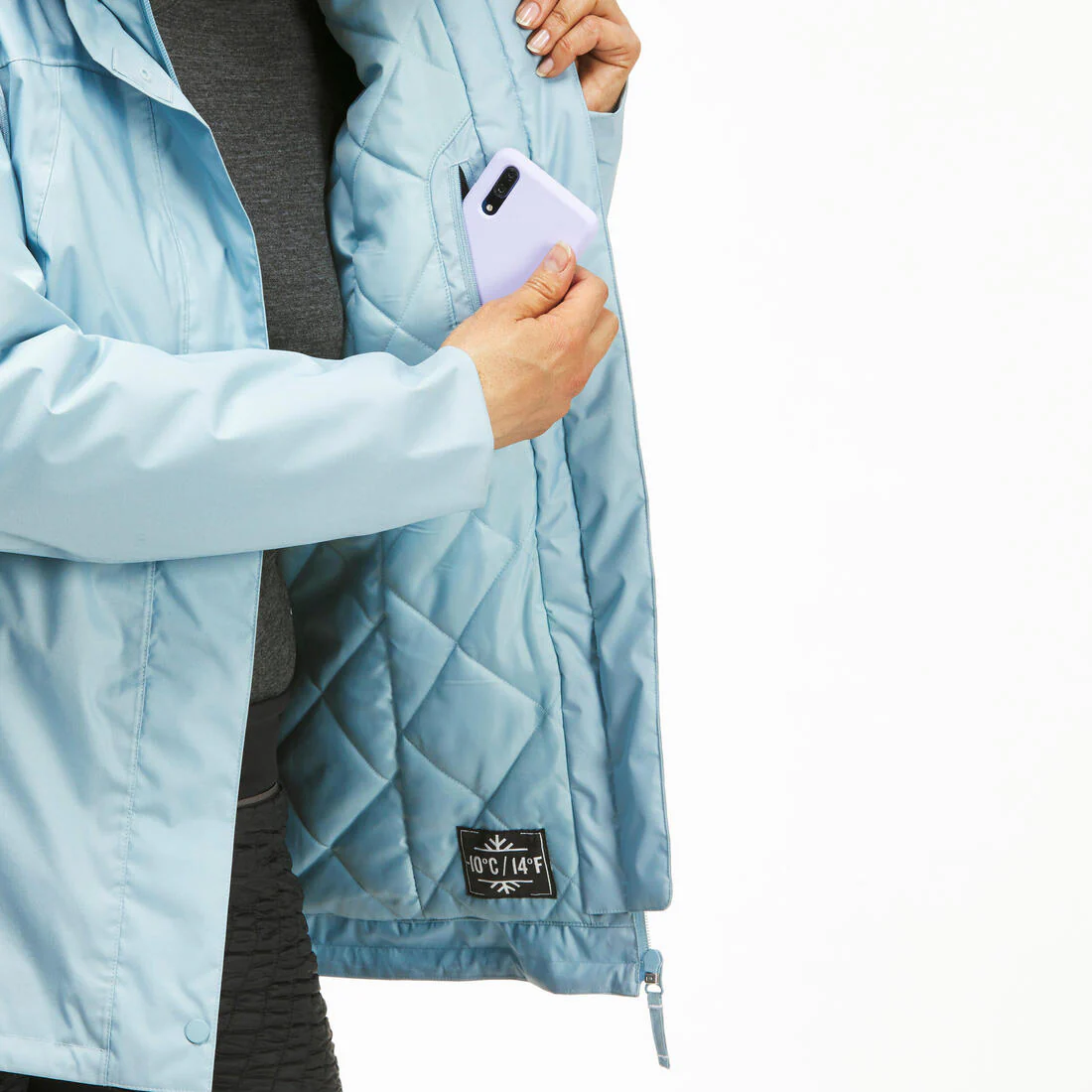 PARKA IMPERMEABLE DE SENDERISMO -10 °C MUJER NH500 - Image 12
