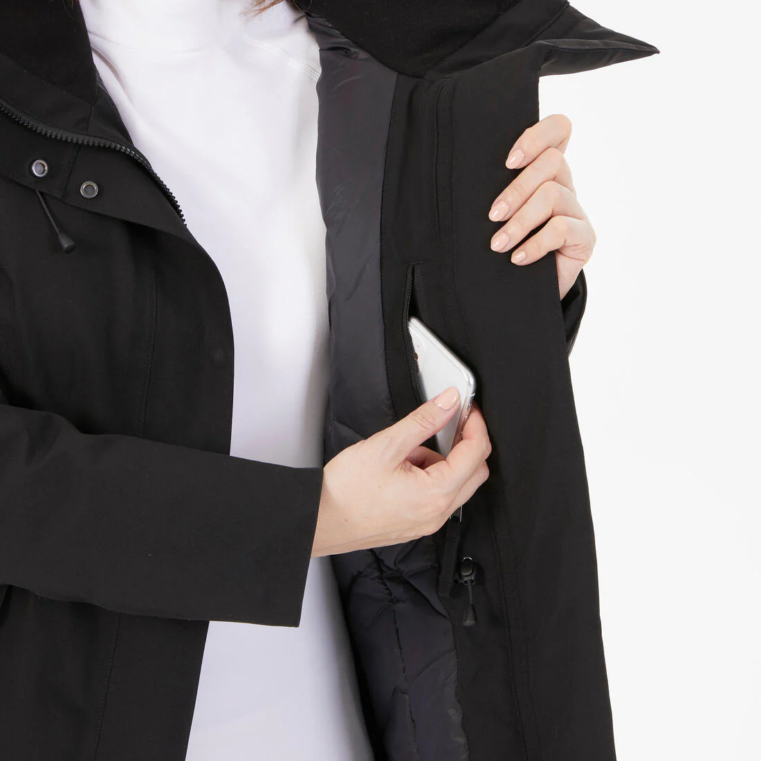 CHAQUETA IMPERMEABLE SENDERISMO MUJER -10 °C NH500 - Image 10