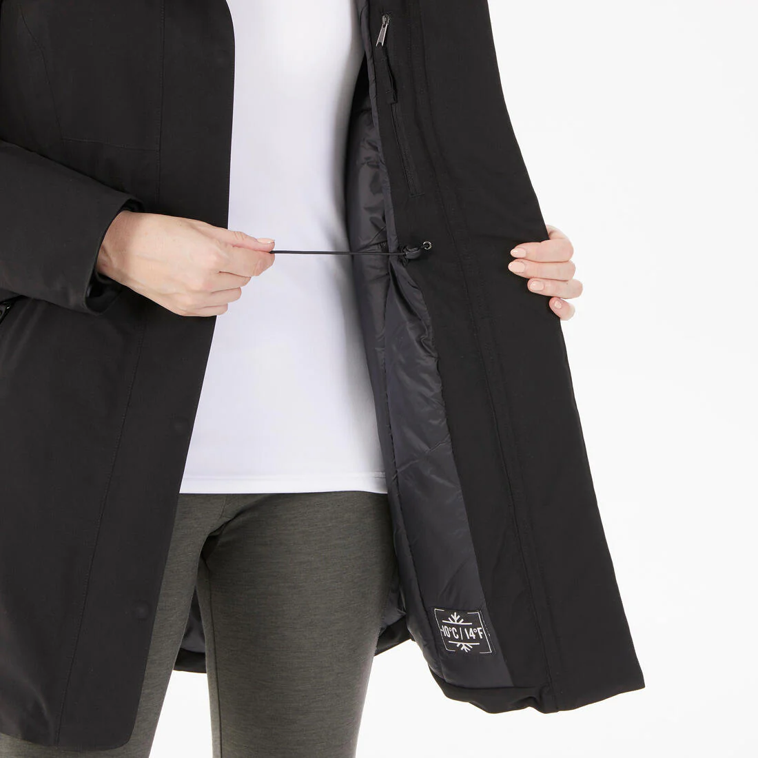 CHAQUETA IMPERMEABLE SENDERISMO MUJER -10 °C NH500 - Image 6