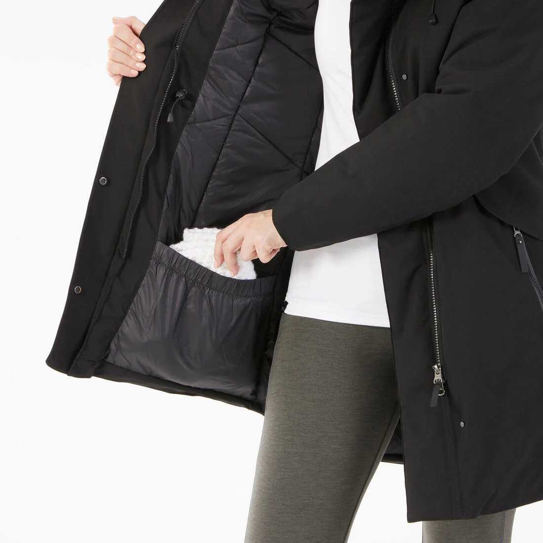 CHAQUETA IMPERMEABLE SENDERISMO MUJER -10 °C NH500 - Image 7