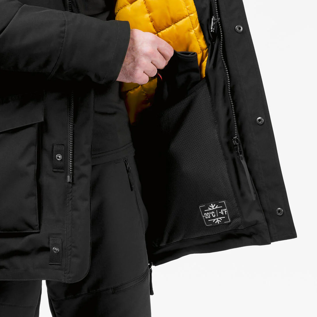 PARKA IMPERMEABLE DE SENDERISMO -20 °C HOMBRE NH900 - Image 8