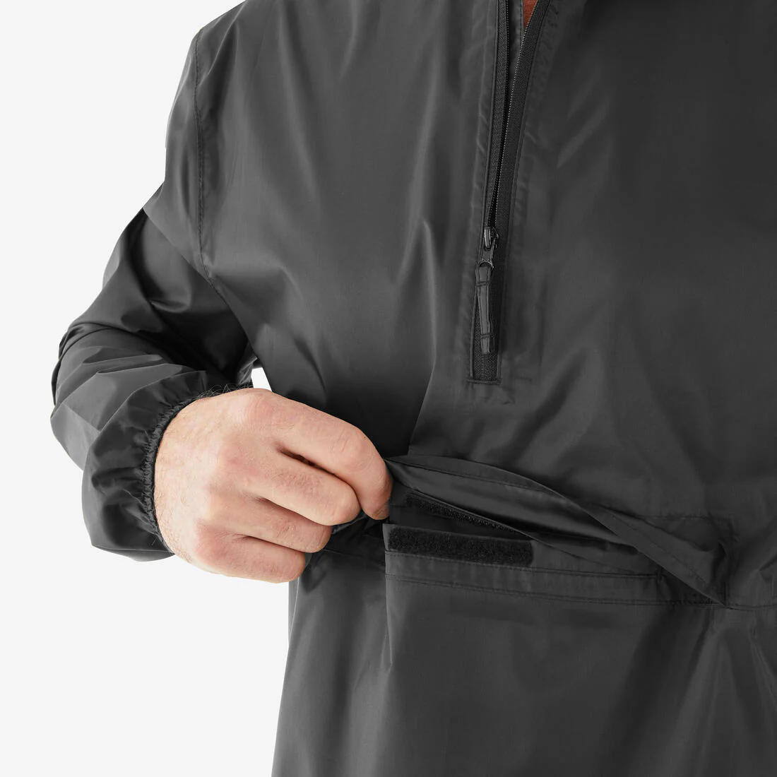 PARKA IMPERMEABLE DE SENDERISMO HOMBRE 1/2 ZIP - Image 4