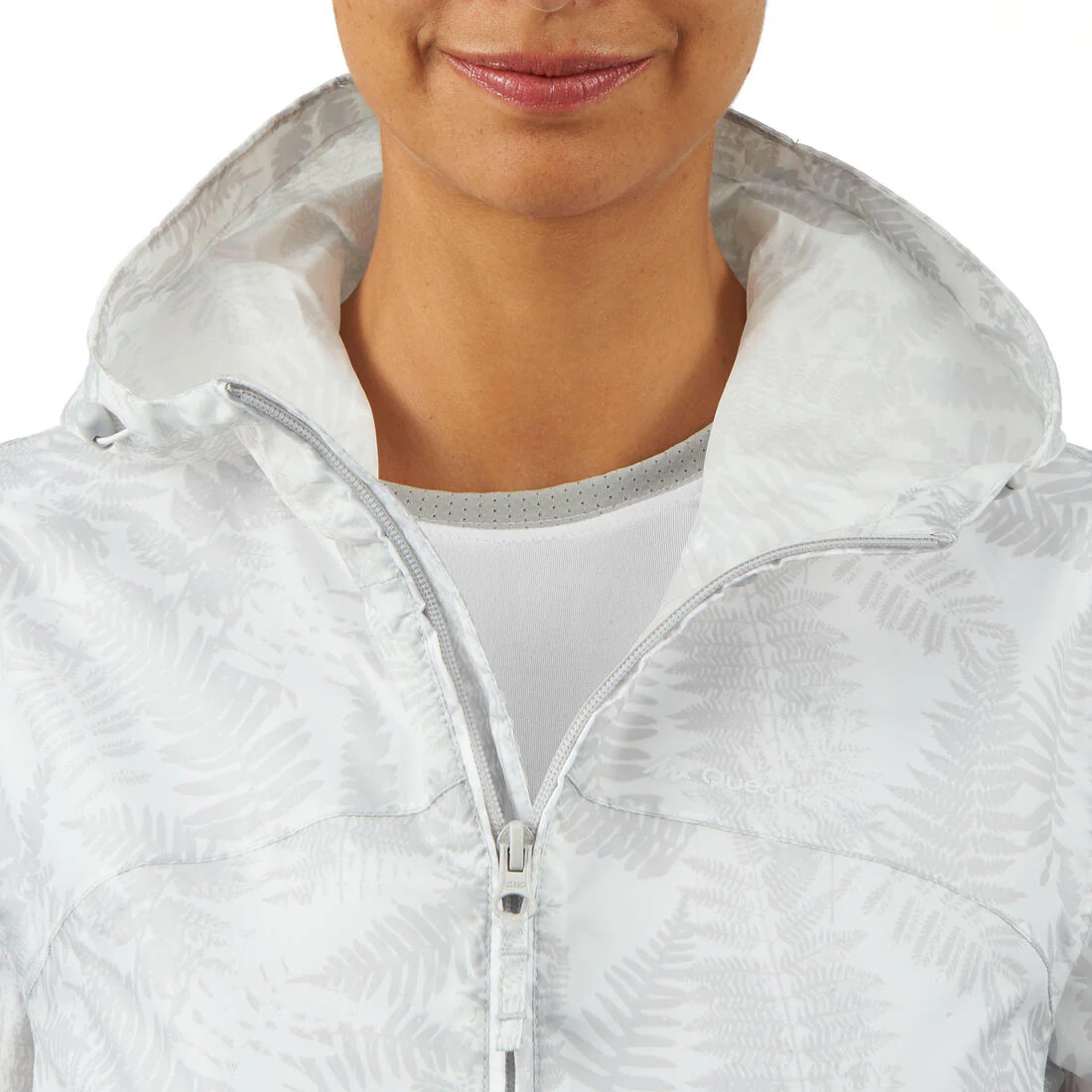 CHAQUETA IMPERMEABLE DE SENDERISMO MUJER  FULL ZIP - Image 13