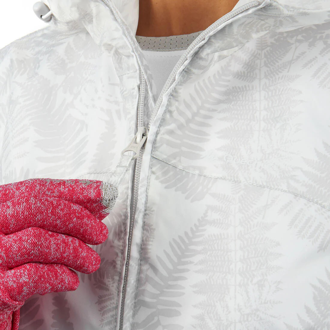 CHAQUETA IMPERMEABLE DE SENDERISMO MUJER  FULL ZIP - Image 14