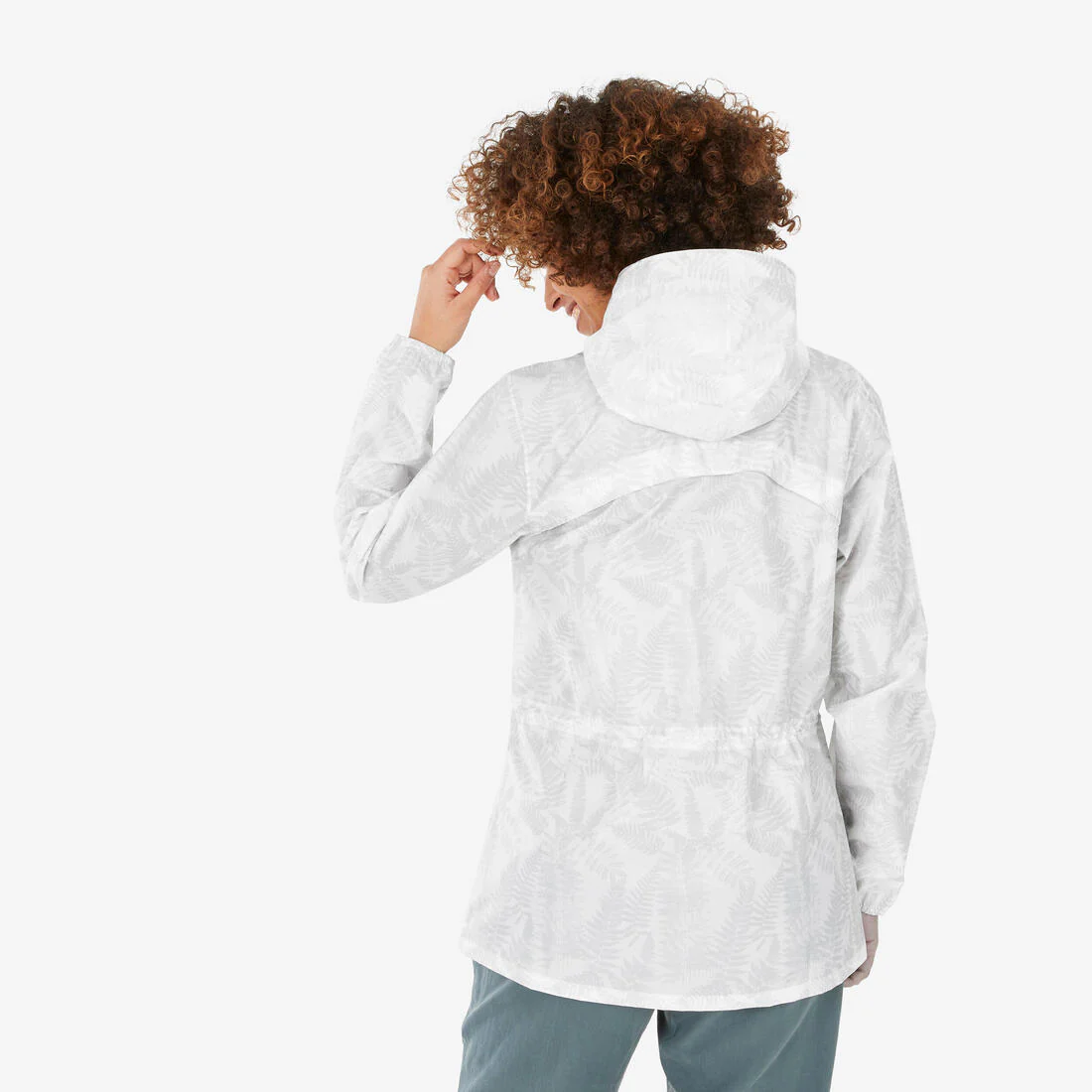 CHAQUETA IMPERMEABLE DE SENDERISMO MUJER  FULL ZIP - Image 6