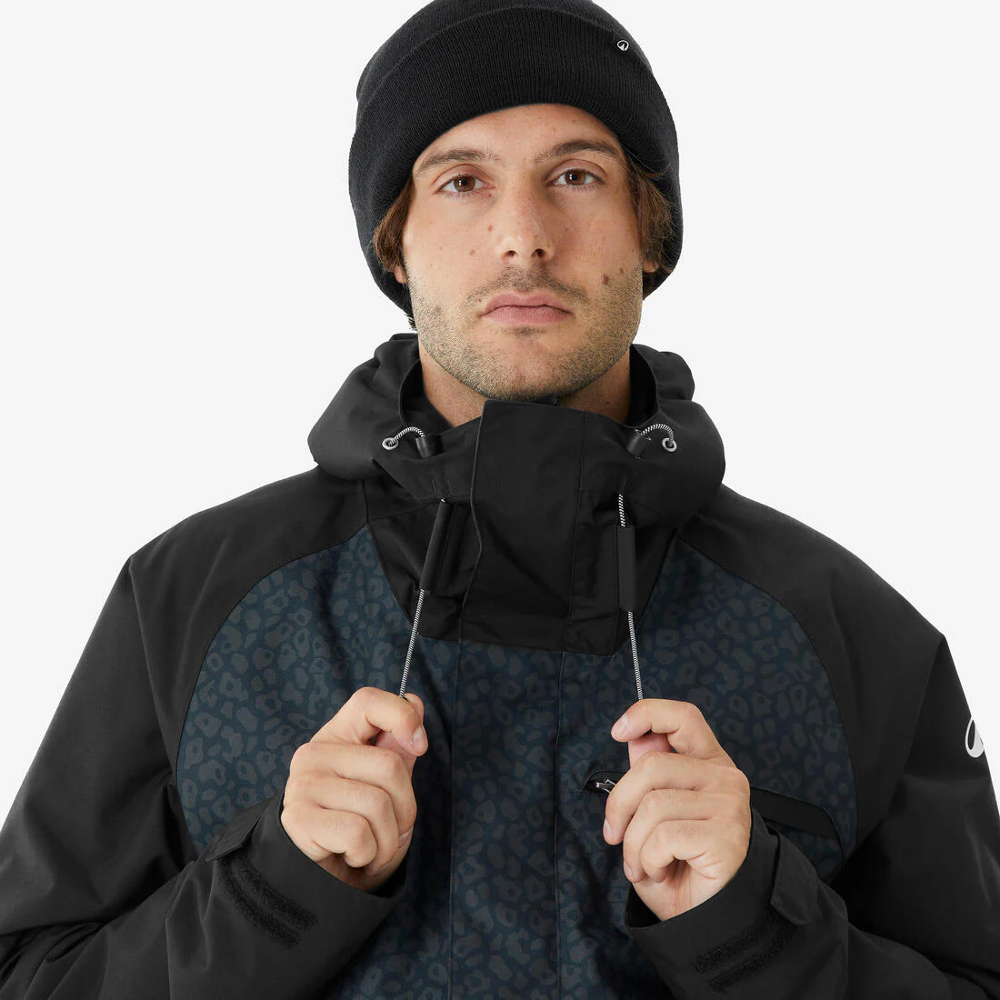 Chaqueta de Nieve Snowboard y Ski Hombre - Dreamscape 500 Impermeable Negro - Image 9
