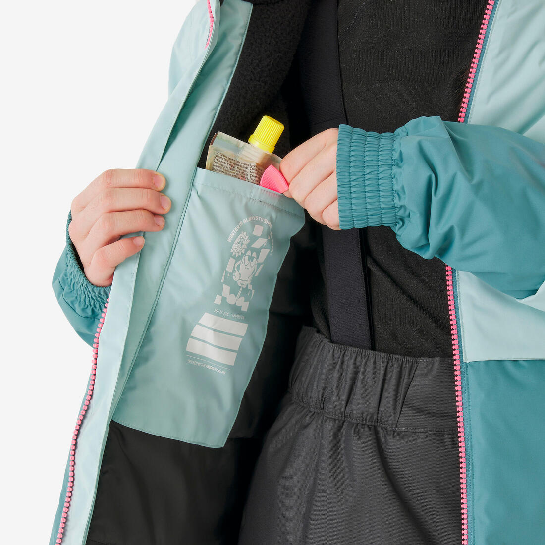 CHAQUETA NIEVE IMPERMEABLE NIÑA SKI 100 - Image 17