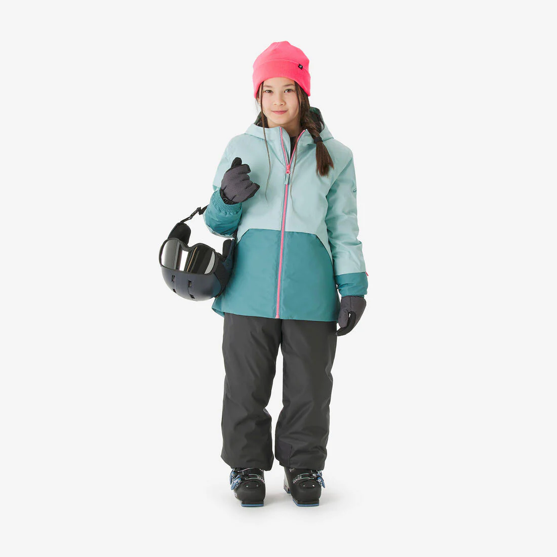 CHAQUETA NIEVE IMPERMEABLE NIÑA SKI 100 - Image 3