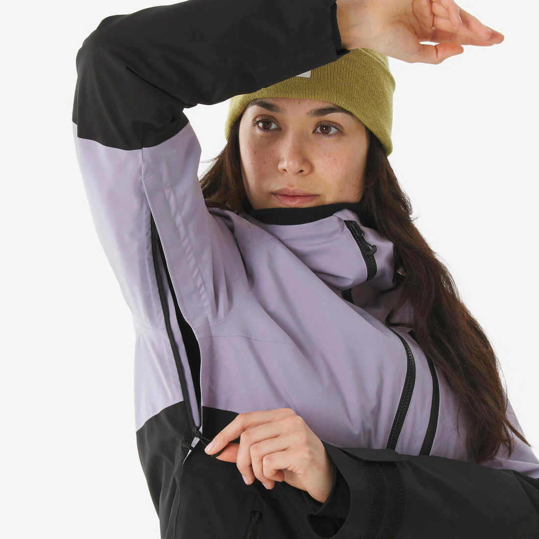Chaqueta de Nieve Snb y Ski Mujer - Dreamscape 500 Cálida y Transpirable Morada - Image 10