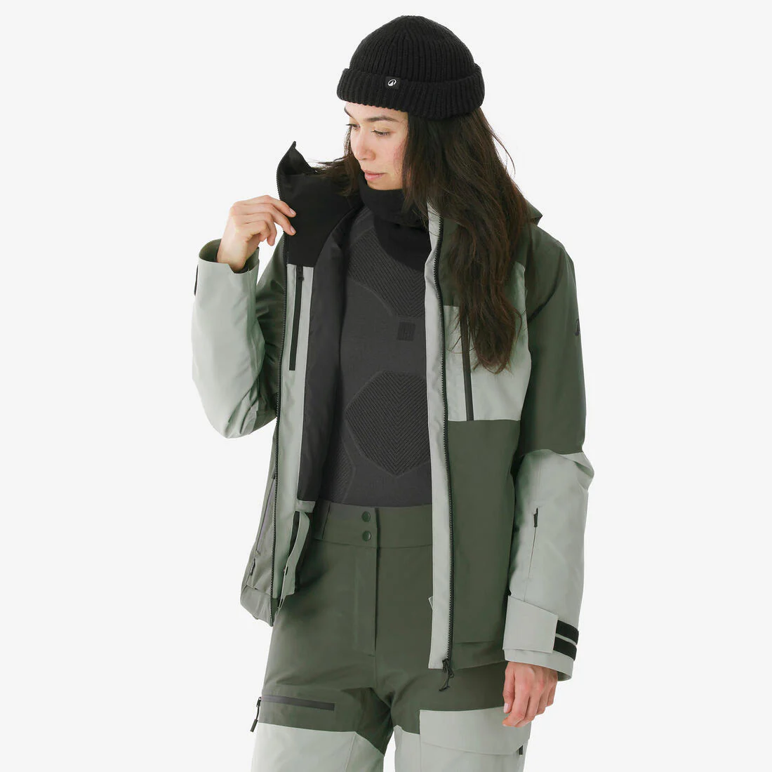 Chaqueta de Nieve Snb y Ski Mujer - Dreamscape 500 Cálida y Transpirable Morada - Image 18