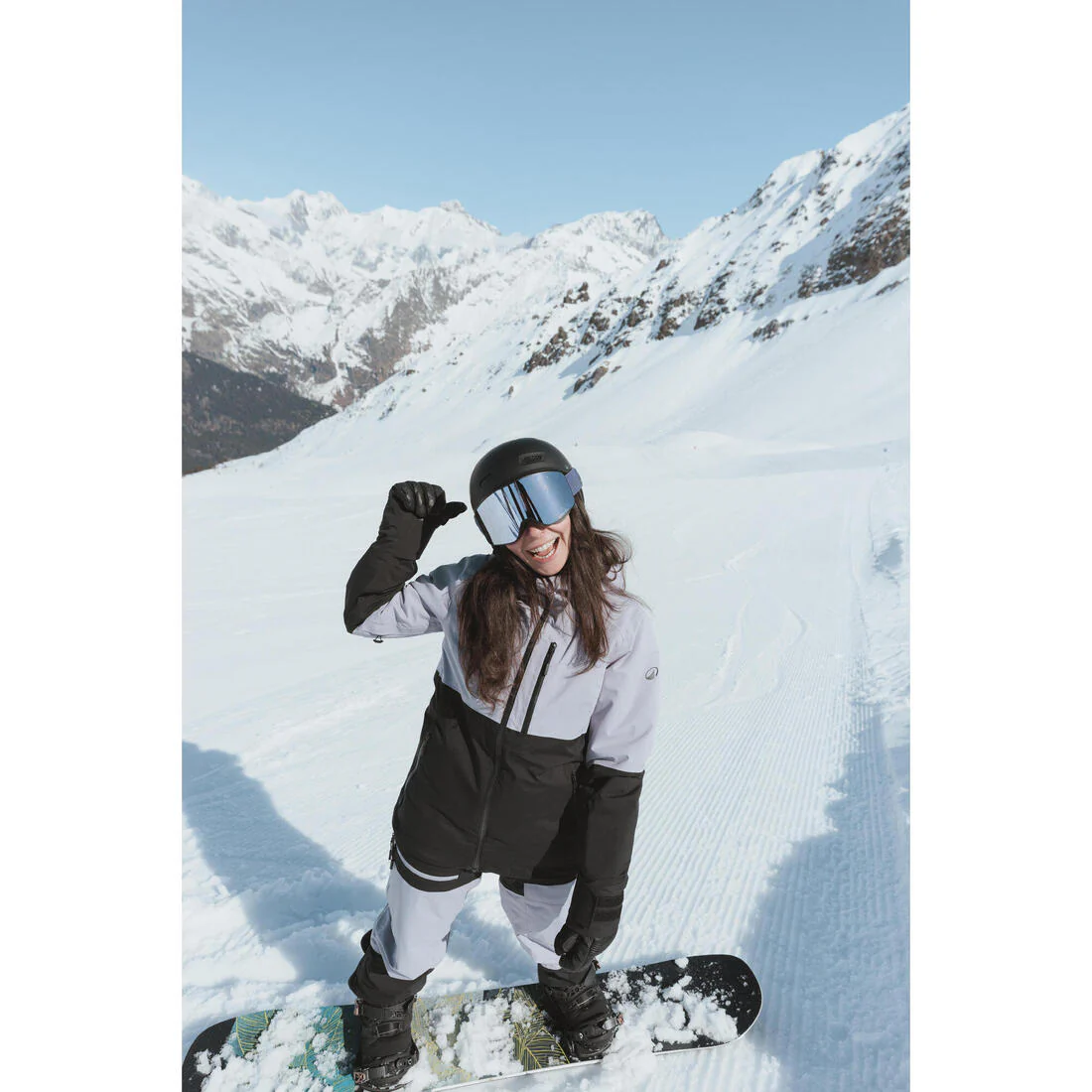 Chaqueta de Nieve Snb y Ski Mujer - Dreamscape 500 Cálida y Transpirable Morada - Image 24