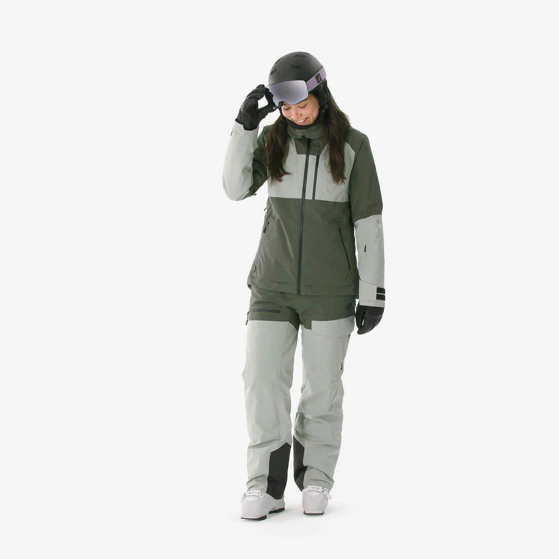 Chaqueta de Nieve Snb y Ski Mujer - Dreamscape 500 Cálida y Transpirable Morada - Image 3