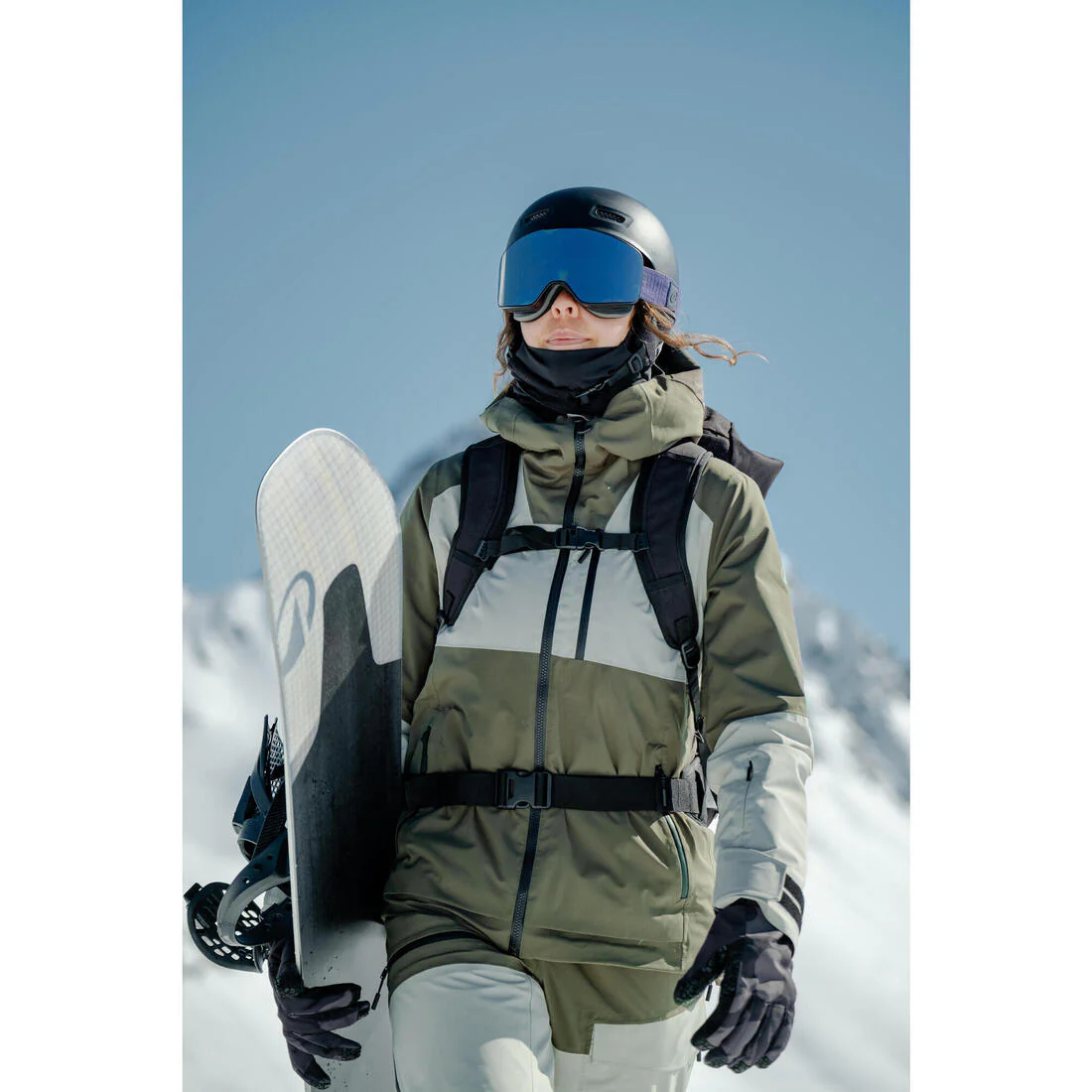 Chaqueta de Nieve Snb y Ski Mujer - Dreamscape 500 Cálida y Transpirable Morada - Image 30