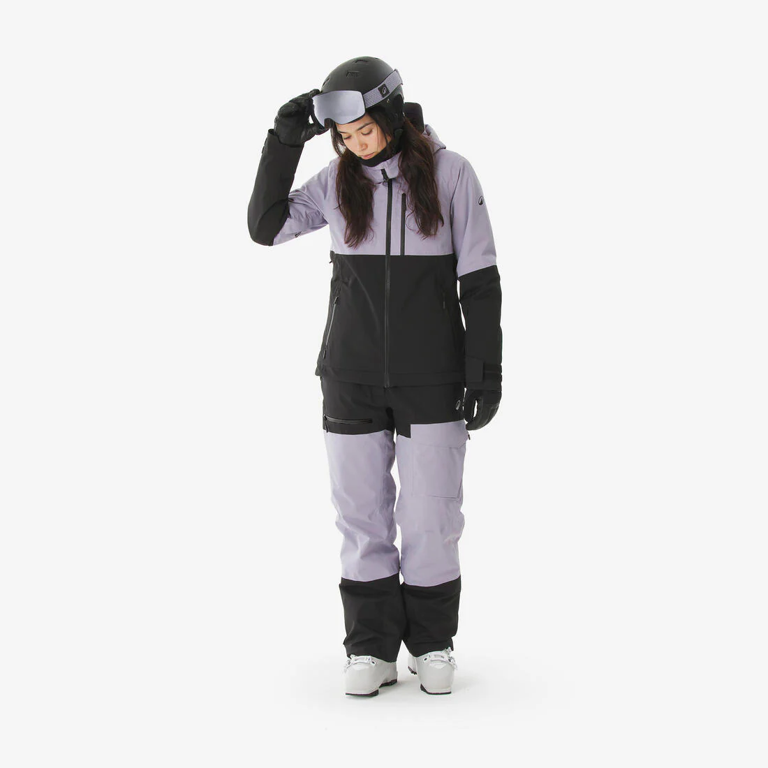 Chaqueta de Nieve Snb y Ski Mujer - Dreamscape 500 Cálida y Transpirable Morada - Image 4