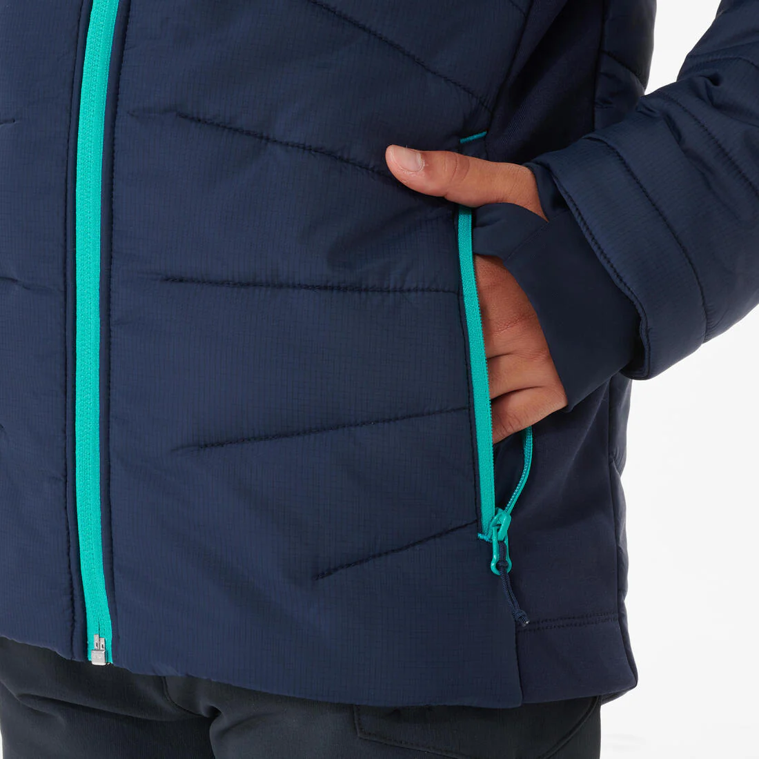 PARKA HÍBRIDA SENDERISMO NIÑOS MH500 - Image 7
