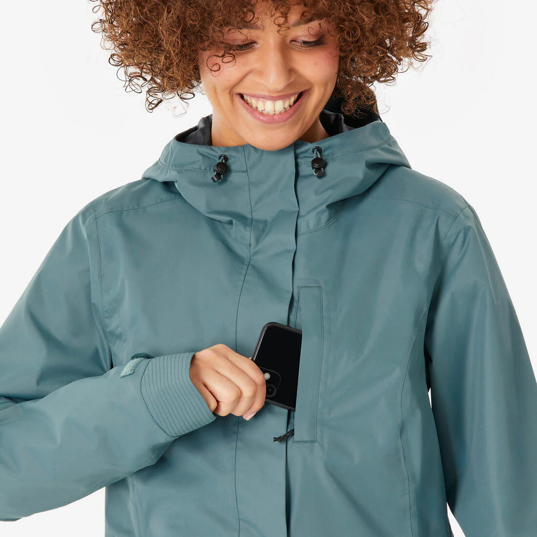 PARKA IMPERMEABLE DE SENDERISMO MUJER NH500 - Image 24